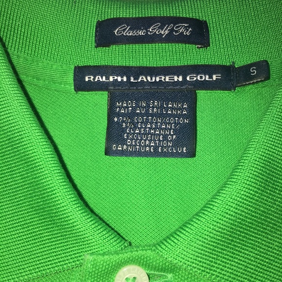 Ladies Green Ralph Lauren Golf Polo size small - Picture 3 of 3